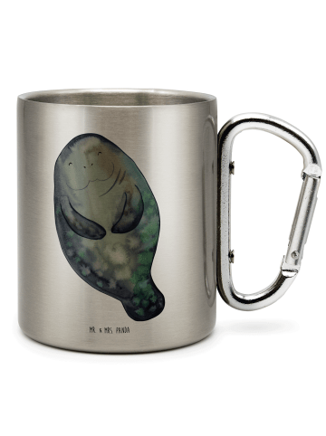 Mr. & Mrs. Panda Teebecher Seekuh Happy ohne Spruch in Silber