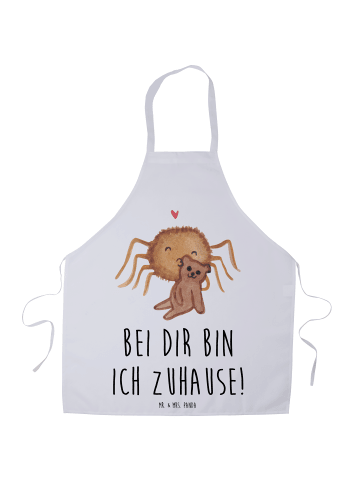 Mr. & Mrs. Panda Grillschürze Spinne Agathe Teddy mit Spruch in Weiß