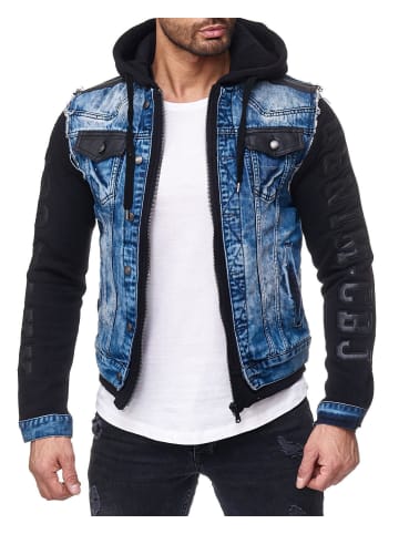 Cipo & Baxx Herren Regular Fit Jacke Denim in Blue
