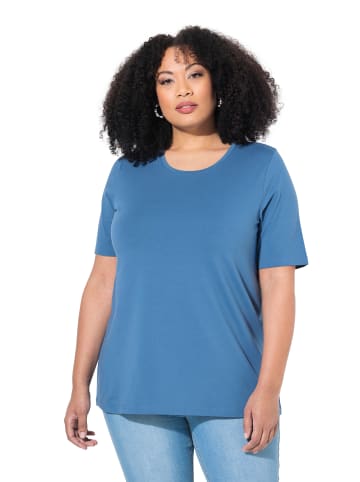 Ulla Popken Shirt in denimblau