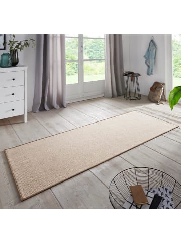 Schlingen Läufer Bouclé in Beige