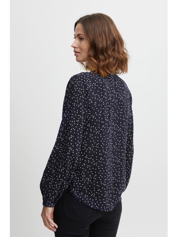 Fransa Langarmbluse FRSILJA BL 1 - 20611658  Blusenshirt mit V-Ausschnitt in blau