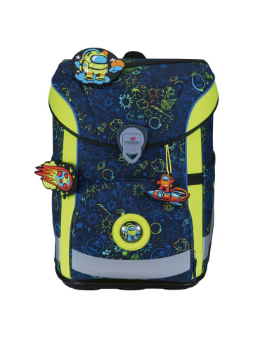 DerDieDas ErgoFlex Easy - Schulranzen Set 5tlg. 950 g (Purple Unicorn) in Neon Crazy