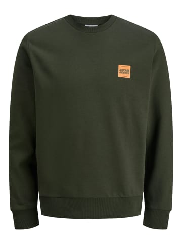 Jack & Jones Sweatshirt 'Randy' in dunkelgrün