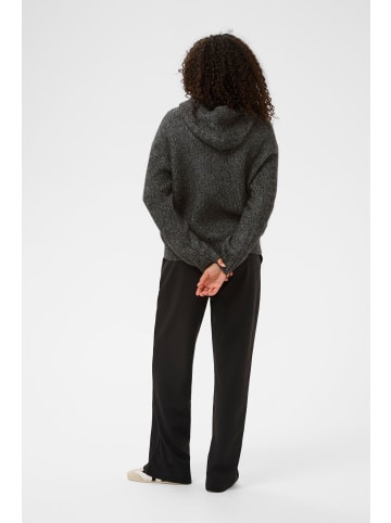 Kaffe Strickpullover KAuma Loose fit in Dark Grey Melange