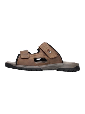 WALDLÄUFER Pantoletten Harald in Braun