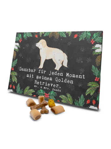 Mr. & Mrs. Panda Weihnachtskalender für Hunde Golden Retriever M... in Kreidetafel