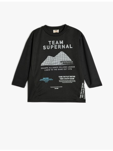 KOTON T-shirt in Anthrazit