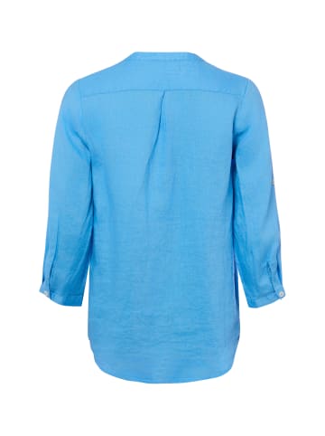 Franco Callegari Leinenbluse in blau - 0090