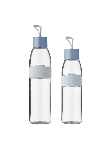 Mepal 2er Set Trinkflaschen ELLIPSE 500 ml & 700 ml in Nordic Blue