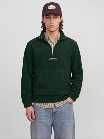 Jack & Jones Fleece Sweatshirt in Scarab
