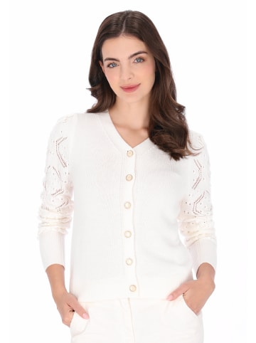 Usha Women Cardigan in offwhite