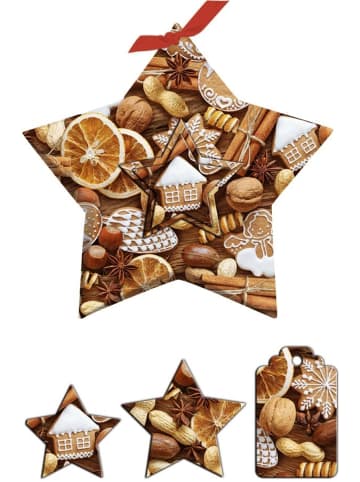 Buntpapierfabrik Ludwig Bähr Geschenkbox Stella 14,5x14,5x4cm Packung mit 5 Stück Motiv: 07