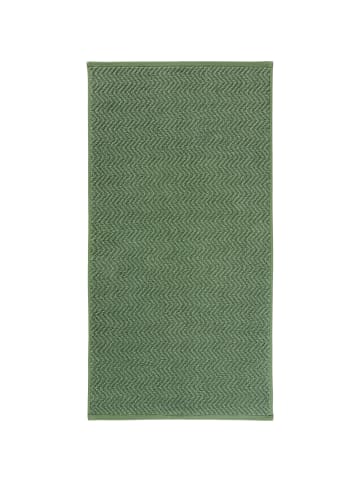 REDBEST Frottier, Jacquard Duschtuch 2er-Pack Palmdale in grün