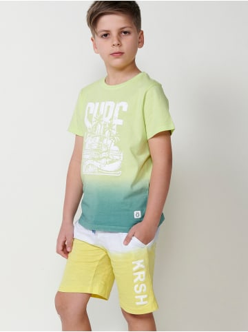 KOROSHI Kurzärmliges T-Shirt für einen Jungen. in LIMA / LIMAGRÃœN