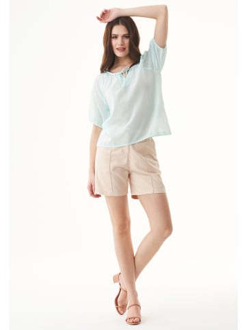 Organication Bluse "WOR15112" in Blassblau