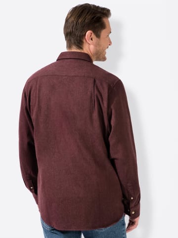 WITT WEIDEN Langarm-Hemd in bordeaux