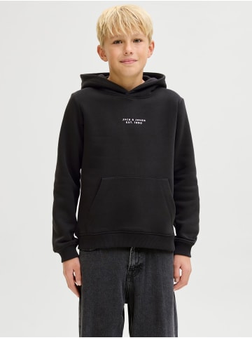 JACK & JONES Junior Kapuzenpullover in Black
