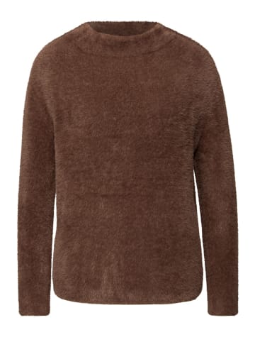 Street One Federgarn Pullover in Braun