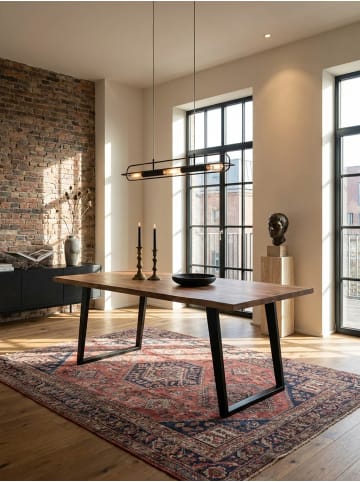 KADIMA DESIGN Esszimmertisch 160x80x76 cm Massivholz / Metall Esstisch