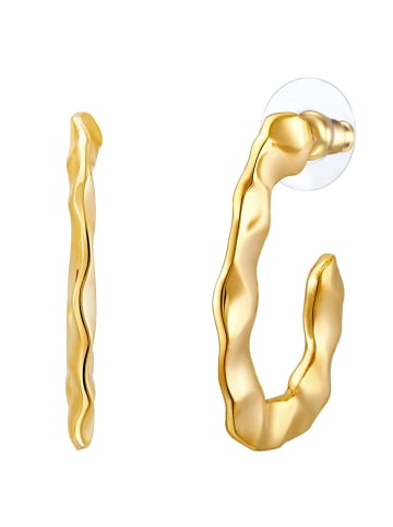 Yokoamii Ohrhänger Metall-Legierung in gelbgold