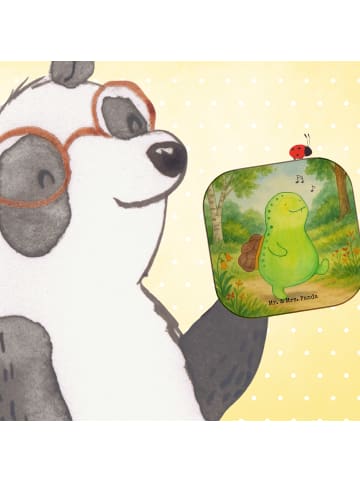Mr. & Mrs. Panda Untersetzer für Gläser Schildkröte Pfeifen Desi... in Weiß