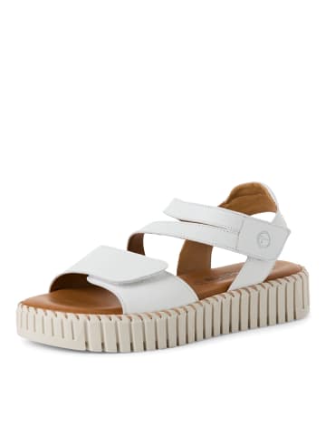 Tamaris Plateau Sandaletten in Weiß