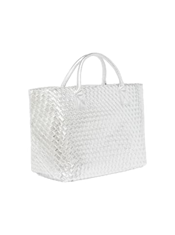 faina Women 2-In-1 Tote Bag Set in Silver