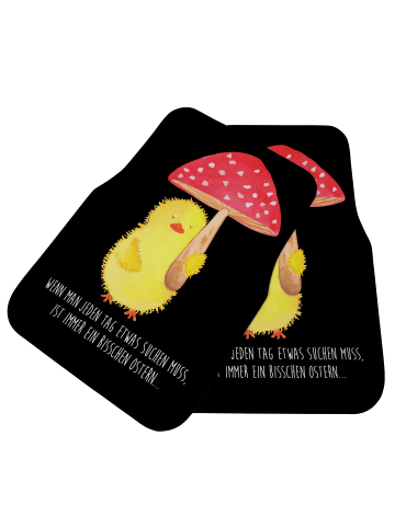 Mr. & Mrs. Panda Automatte Küken Fliegenpilz mit Spruch in Schwarz