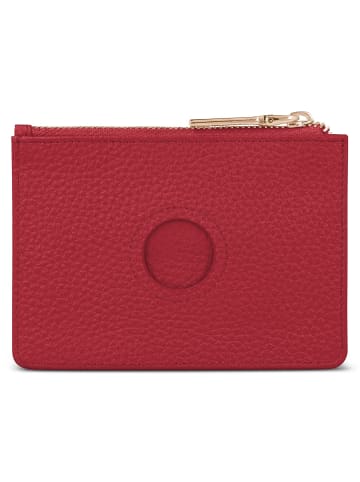 Lazarotti Bologna Leather Schlüsseletui Leder 11,5 cm mit Air Tag Fach in red