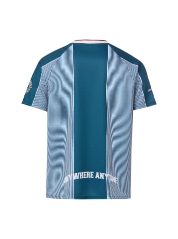 UNFAIR ATHLETICS T-Shirt Paul 96 in petrol weiß