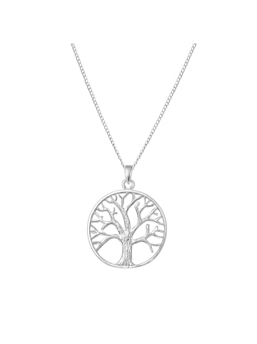 Alexander York Kette mit Anhänger TREE OF LIFE Lebensbaum in 925 Sterling Silber, 2-tlg.