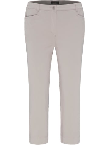 GOLDNER Kurzgröße: 7/8-Baumwollhose Carla Leichte 7/8 Baumwoll-Hose Carla in kitt