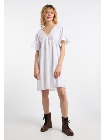 DreiMaster Vintage Damen Kleid in Weiss