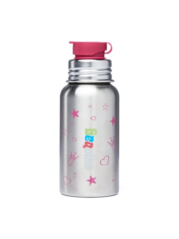 Ergobag Edelstahl Trinkflasche 500 ml in prinzessin