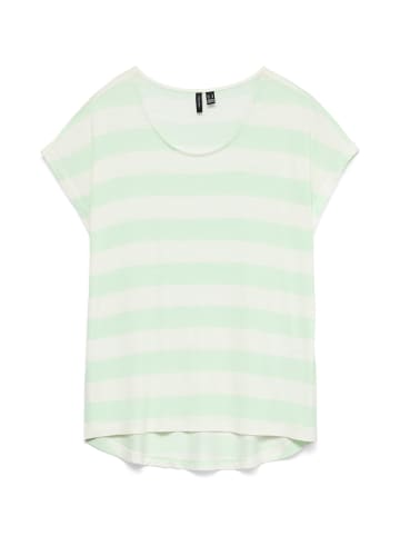 Vero Moda T-Shirt 'Wide Stripe' in Grün