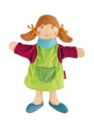 Sigikid Handspielpuppe Gretel Plüschfigur fürs Puppenspiel in mehrfarbig