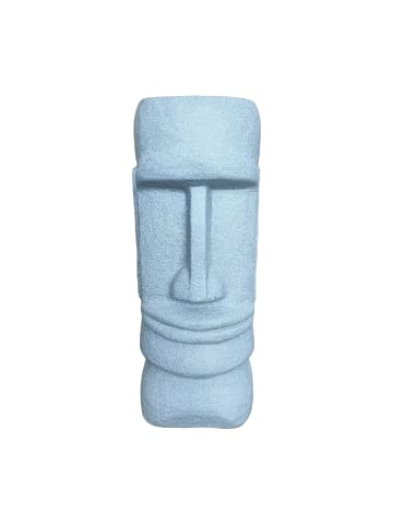 relaxdays Moai Figur "XXL" in Grau – (B)20 x (H)47 x (T)18 cm