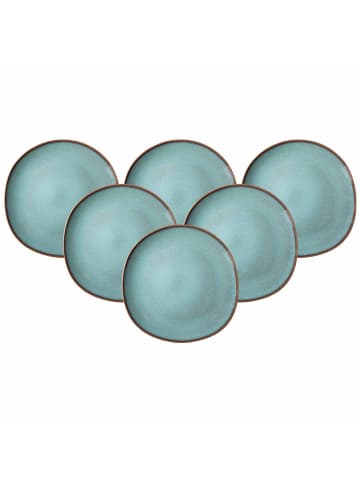 like. by Villeroy & Boch 6er Set Speiseteller Lave in ø 28 cm in Glacé