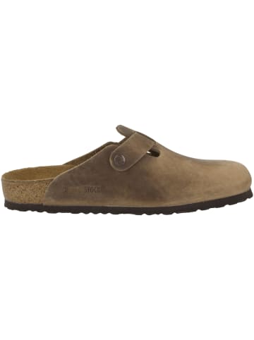 Birkenstock Clogs Boston Geöltes Nubukleder normal in braun