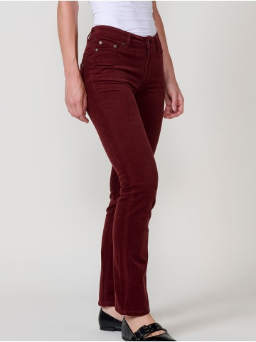 KOROSHI Normale Push-up-Micropana-Damenhose in braun