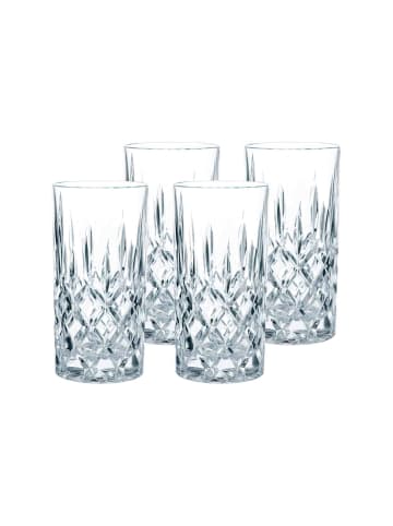 Nachtmann 4er Set Longdrinkgläser Noblesse 375 ml transparent in transparent