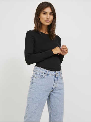 JJXX Langarm-T-Shirt in Black