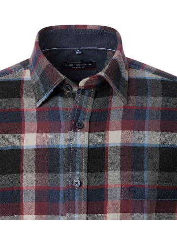 CASAMODA KaroHemd für Herren in anthrazit