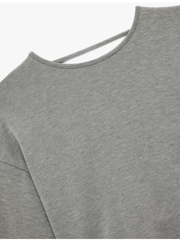 KOTON BLUSE LS in Anthrazit