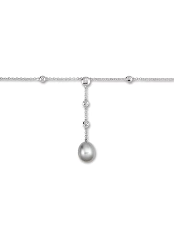 ONE ELEMENT  Zirkonia Anker Halsketten aus 925 Silber   45 cm  Ø in silber