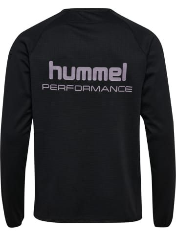 Hummel Sportshirt "Hmlpulse Performance Midlayer" in Schwarz