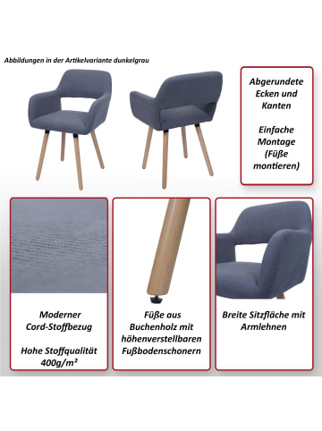 MCW Esszimmerstuhl A50 II, Hellgrau