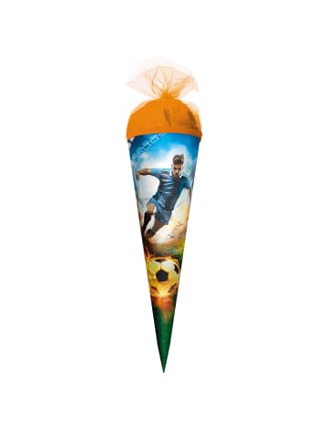 Schultüte klein 22 cm Soccer in Bunt