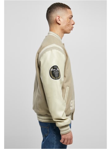 Sean John College Jacket in sand/light sand